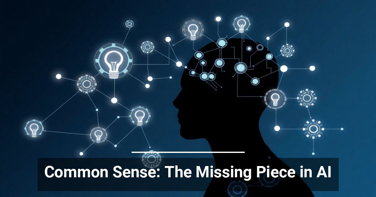 Common Sense: The Missing Piece in AI